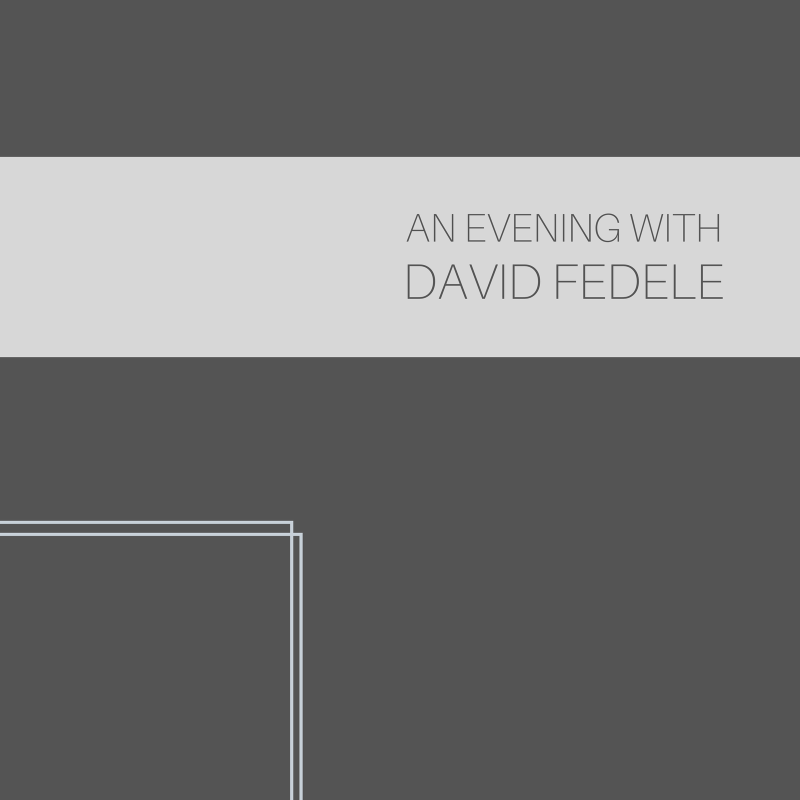 an-evening-with-david-fedele-album-cover